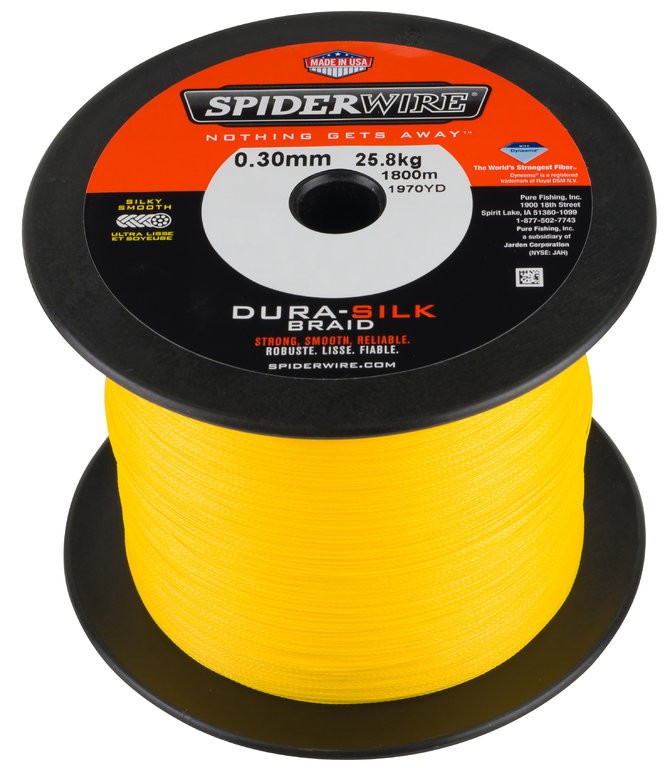 Spiderwire Dura Silk Yellow