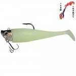 T.N. Halibut Shad with jighead lumo 270g