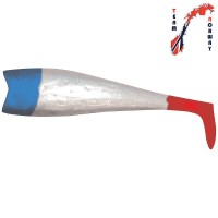Halibut Shad blue-white-red 18cm loose