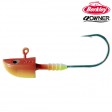Jig head fluo with Owner hook