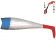 Halibut Shad blue-white-red 18cm loose